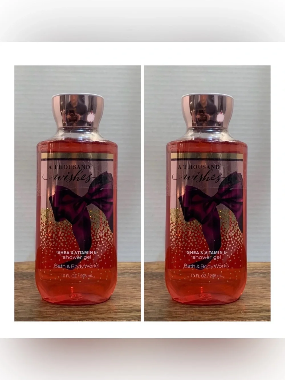 2~Bath and Body Works A THOUSAND WISHES Shea + Vitamin E Shower Gel ~ 10 fl.oz.
